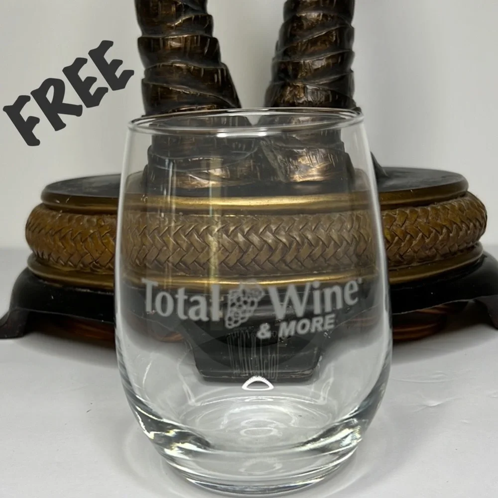 Bundle Free Gift Palm Tree Martini Glass • Palm Tree‎ Goblet Glass • Wicker Glas